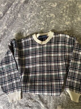 Vintage plaid sweater